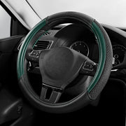 Skechers front packaging showing green steering wheel cover and branding for authentic product