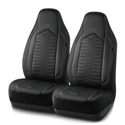 Skechers front seat cover full view showing fit and stylish protection