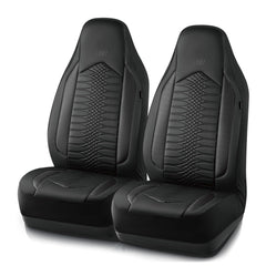 Skechers front seat cover full view showing fit and stylish protection