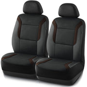 Skechers front seat cover full view showing fit and protection