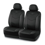 Skechers front seat cover installed showing renewed interior look and protection