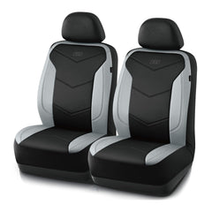Skechers front seat cover full view showing refined protection and comfort