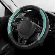 Skechers front view of steering wheel cover showing full protection and style