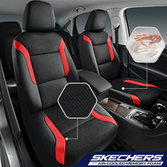 Skechers memory foam close texture illustrating body-conforming support