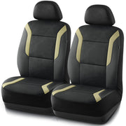 Skechers front view showing memory foam cover and beige finish for added comfort