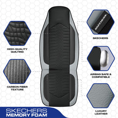 Skechers memory foam layer detail illustrating added cushioning and comfort