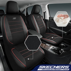 Skechers air-cool mesh close-up showing breathable texture for ventilation