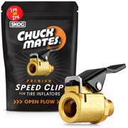 SKÖG front view showing compact quick-connect chuck and durable finish