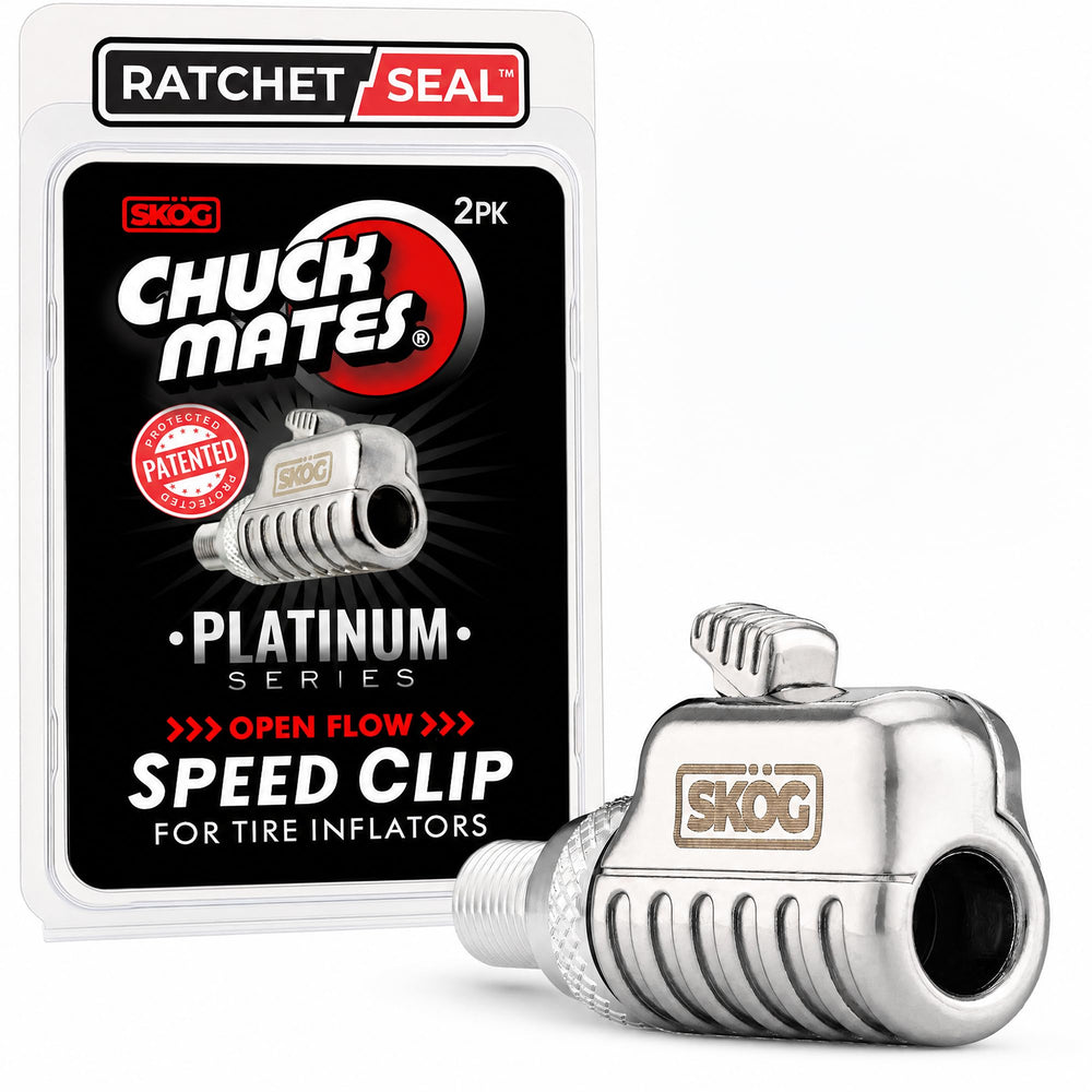 SKÖG front view of Chuck Mates Platinum showing compact durable design and reliable seal