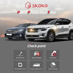 skoko application tools with film being applied for easy DIY install