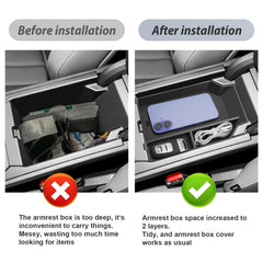 SKTU rubber mat detail reduces rattle and protects items benefit