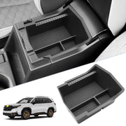 SKTU front view of console organizer showing neat compartments and improved accessibility
