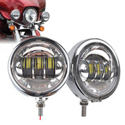 SKTYANTS front view chrome fog lights showing clean fit and visibility benefit