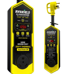 SKYFISH RVShield front panel showing weatherproof housing and connection benefits