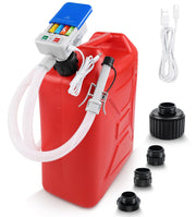 SKYJDM front view of blue pump showing controls and handle, quick operation benefit
