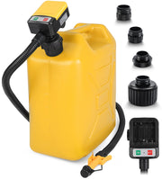 SKYJDM front view of yellow pump showing compact design and portability benefits