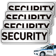 Skyygemm front view magnetic sign showing clear white face and black border for visibility