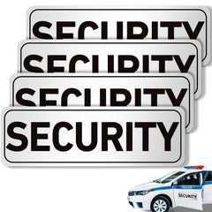 Skyygemm front view magnetic sign showing clear white face and black border for visibility