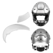 SLEEFS front bumper cover on helmet showing sleek white finish and refreshed look