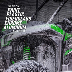 Slick Products applied via foam cannon for full-coverage, fast dirt lift