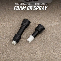 Slick Products 70 oz bottle next to hand for clear size and capacity benefit