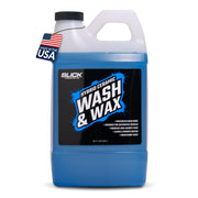 Slick Products front label on 64 oz bottle showing product name and benefits