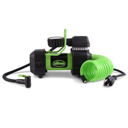 Slime wall-mounted inflator front view showing controls and bracket, reliable garage solution