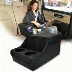 SLOGENTO front view of center console showing neat organization and quick access