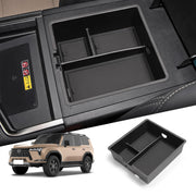 smabee front view armrest tray showing neat organization and quick access