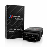 SMART BIMMER front view of adapter showing compact ENET connector and quick setup benefit