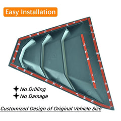 smart repairboy installed on driver side rear window showing sportier profile and increased privacy