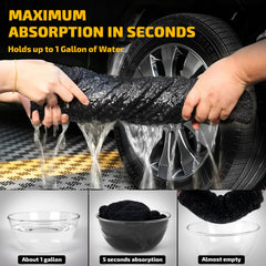 SMINDER edgeless towel edge detail protecting paint from scratches