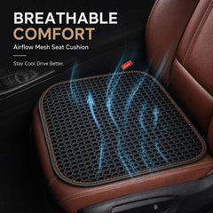 SMIUPIN close-up hexagonal mesh texture and airflow channels for heat reduction