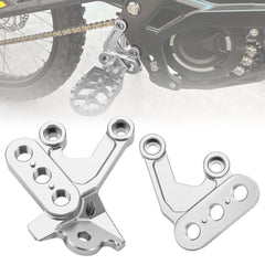 smotrcc front view of foot peg brackets showing fit and finish benefits