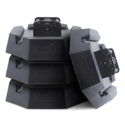 SnapPad SnapJack SJ front view showing full pad and metal foot, adds stability
