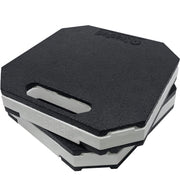 SnapPad StakPad front view showing large 12x12 pad and stability benefit