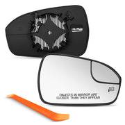 SNEMEEY front view mirror glass showing clean chromed finish and fit