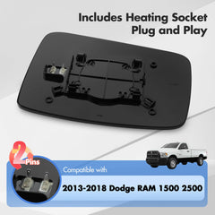 SNEMEEY heated mirror element visible for faster defrosting benefit