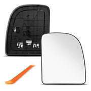 SNEMEEY passenger side mirror front view showing clean OE-style finish and improved visibility