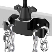 SnowyFox front view showing plug holder and neat organization benefit