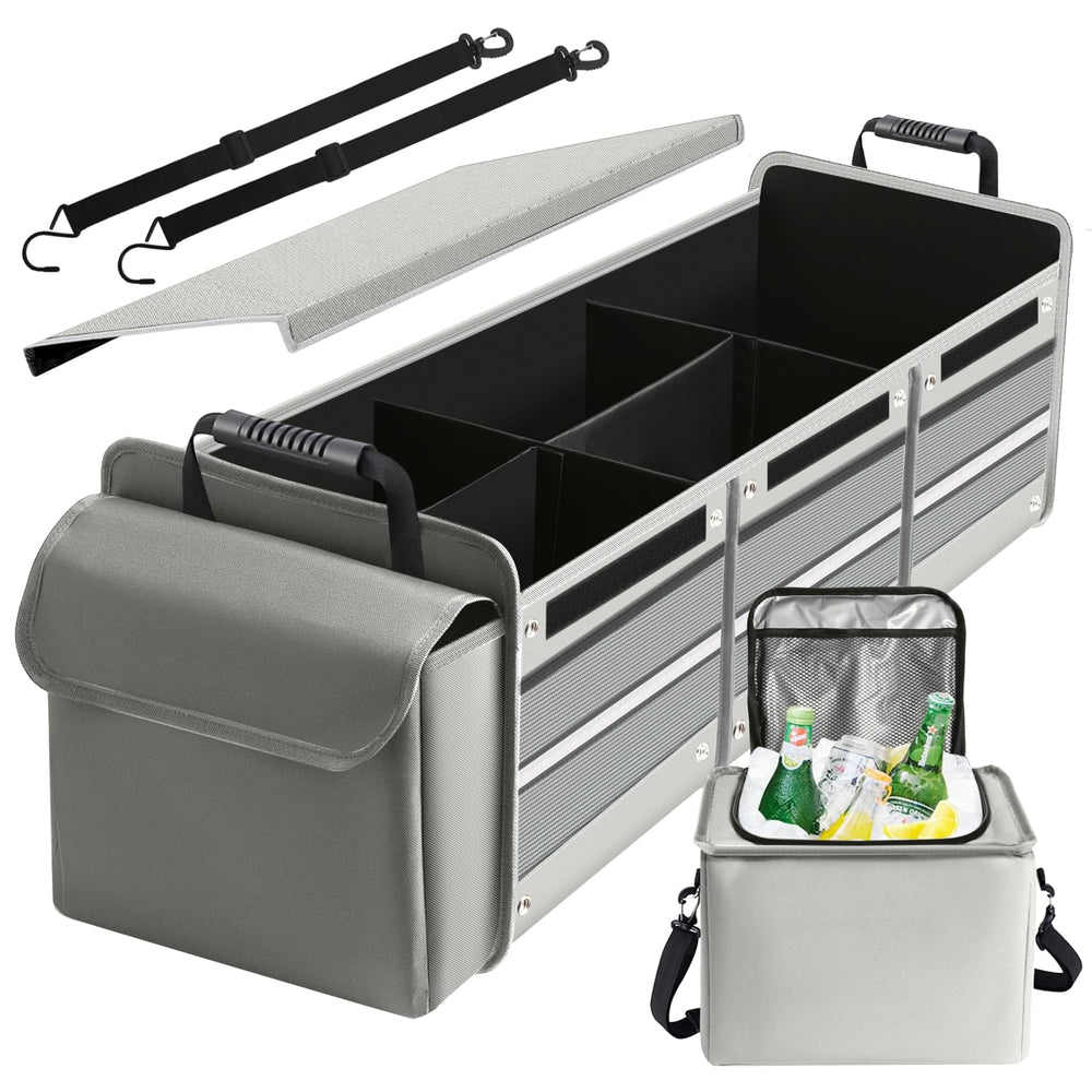 Snuopfy front view showing full 115L capacity and organized compartments for efficient packing