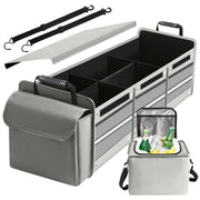 Snuopfy front view showing full 115L capacity and organized compartments for efficient packing