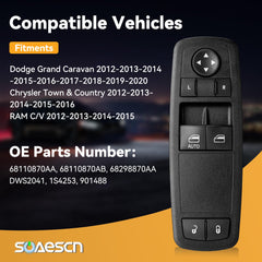 SOAESCN rear connector detail highlighting 8+8 pin fit for correct harness connection