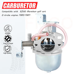 SOAJEE carburetor close-up throttle body, highlights durable alloy construction