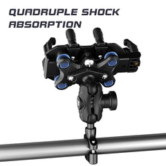 SOBMOTO side view showing aluminum alloy base for durable, stable mounting