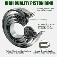 Socpuro compressor bands layout illustrating 14 sizes for precise fit
