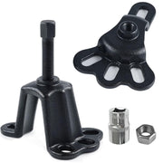 Socpuro front hub puller front view showing fit and durable finish for reliable removal