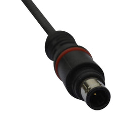 SolarEnz close-up of red center pin wiring showing correct positive polarity clarity