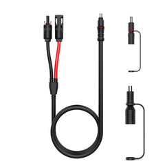 SolarEnz front connector showing secure 8mm plug and tidy housing for reliable connections