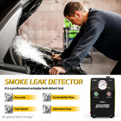 Solary SD302 producing dense smoke to reveal hose and gasket leaks